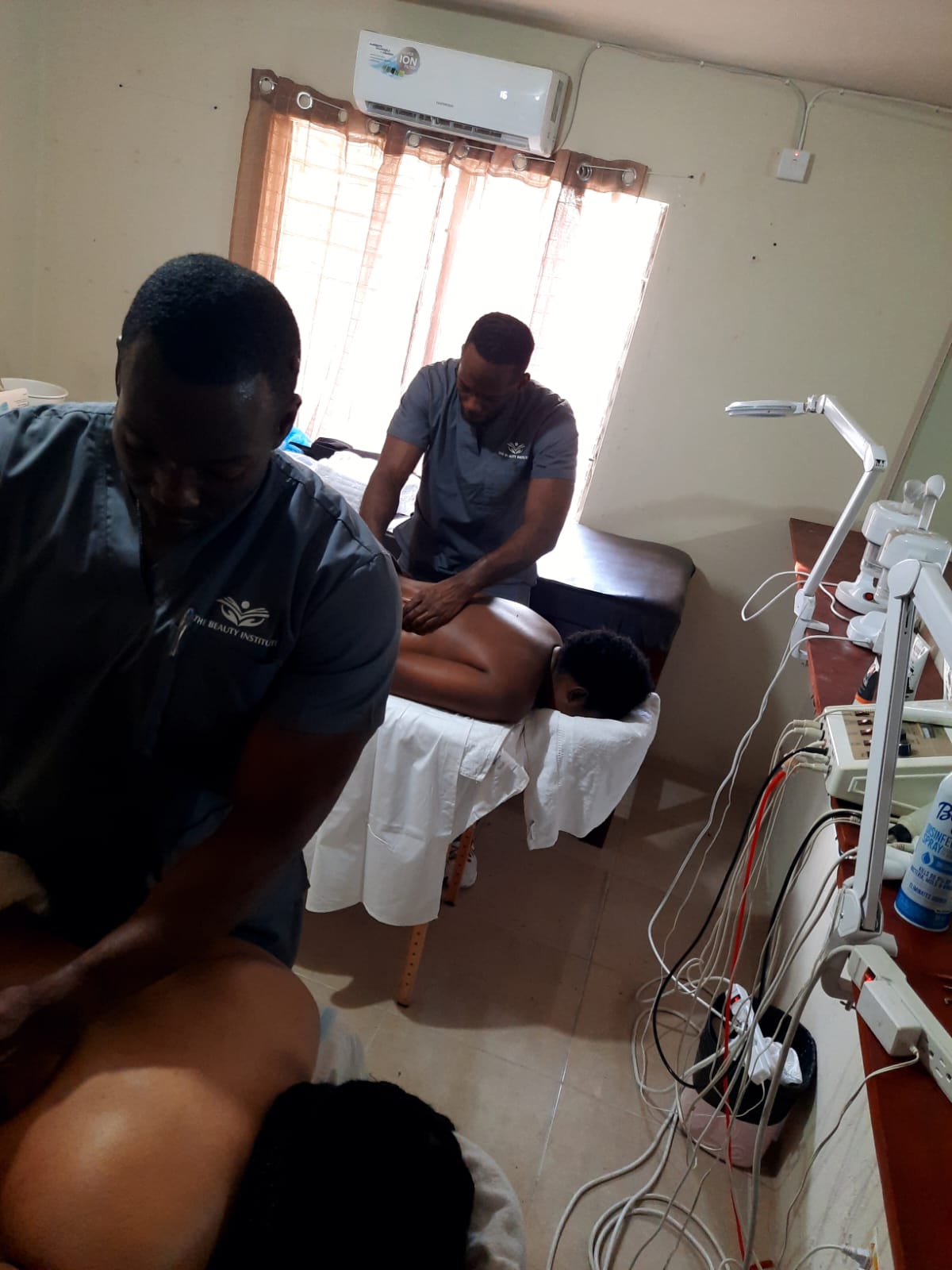 Massage therapy class